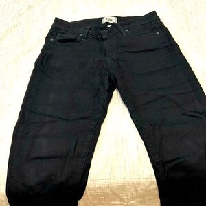 Paige denim skinny black jeans